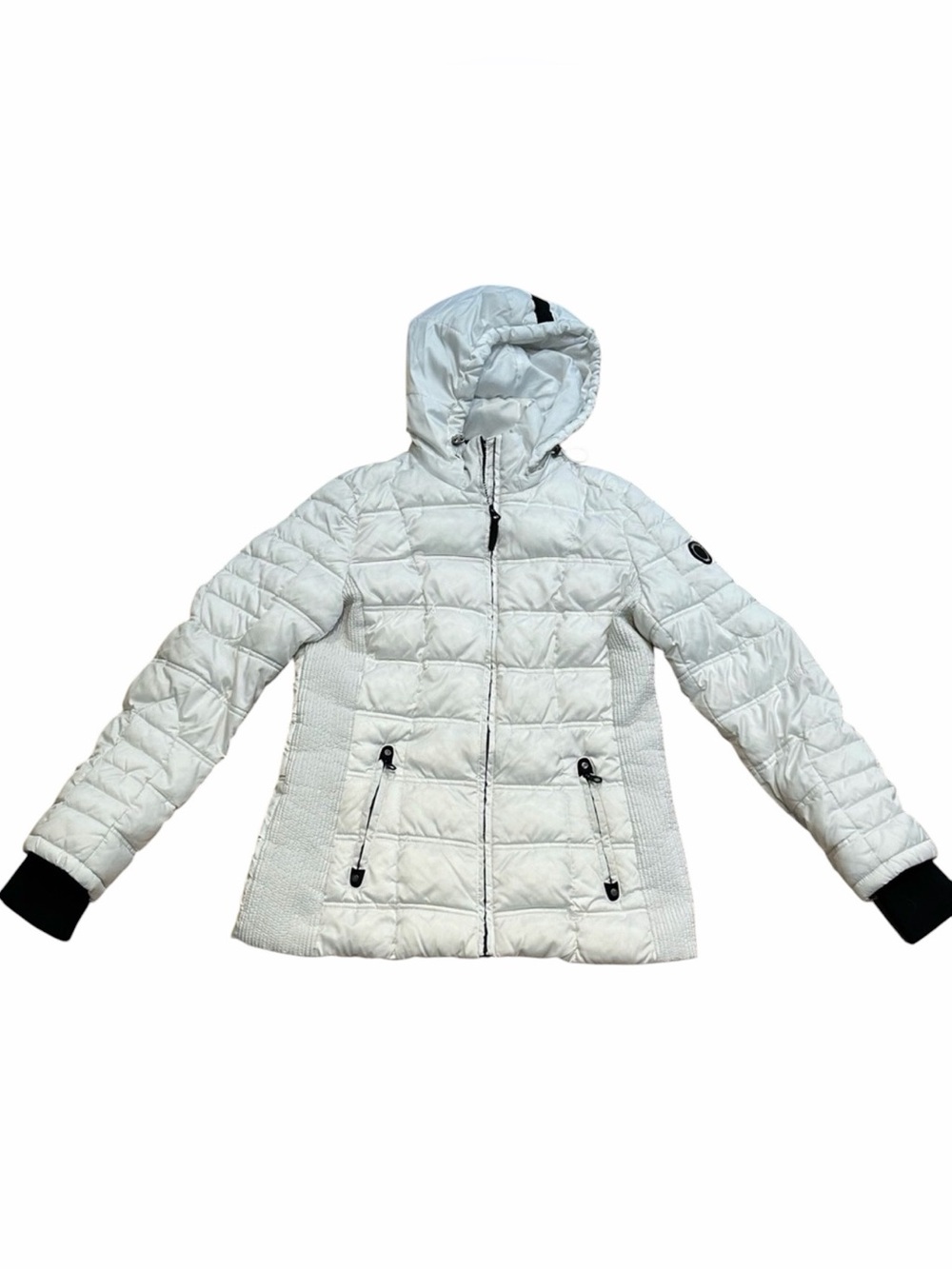 Nautica White Quilted Winter Jacket